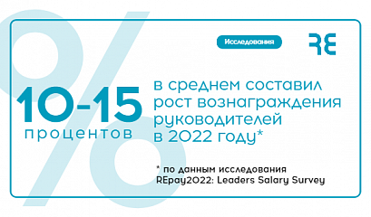 REpay 2022: в среднем рост вознаграждения руководителей в этом году составил 10-15%